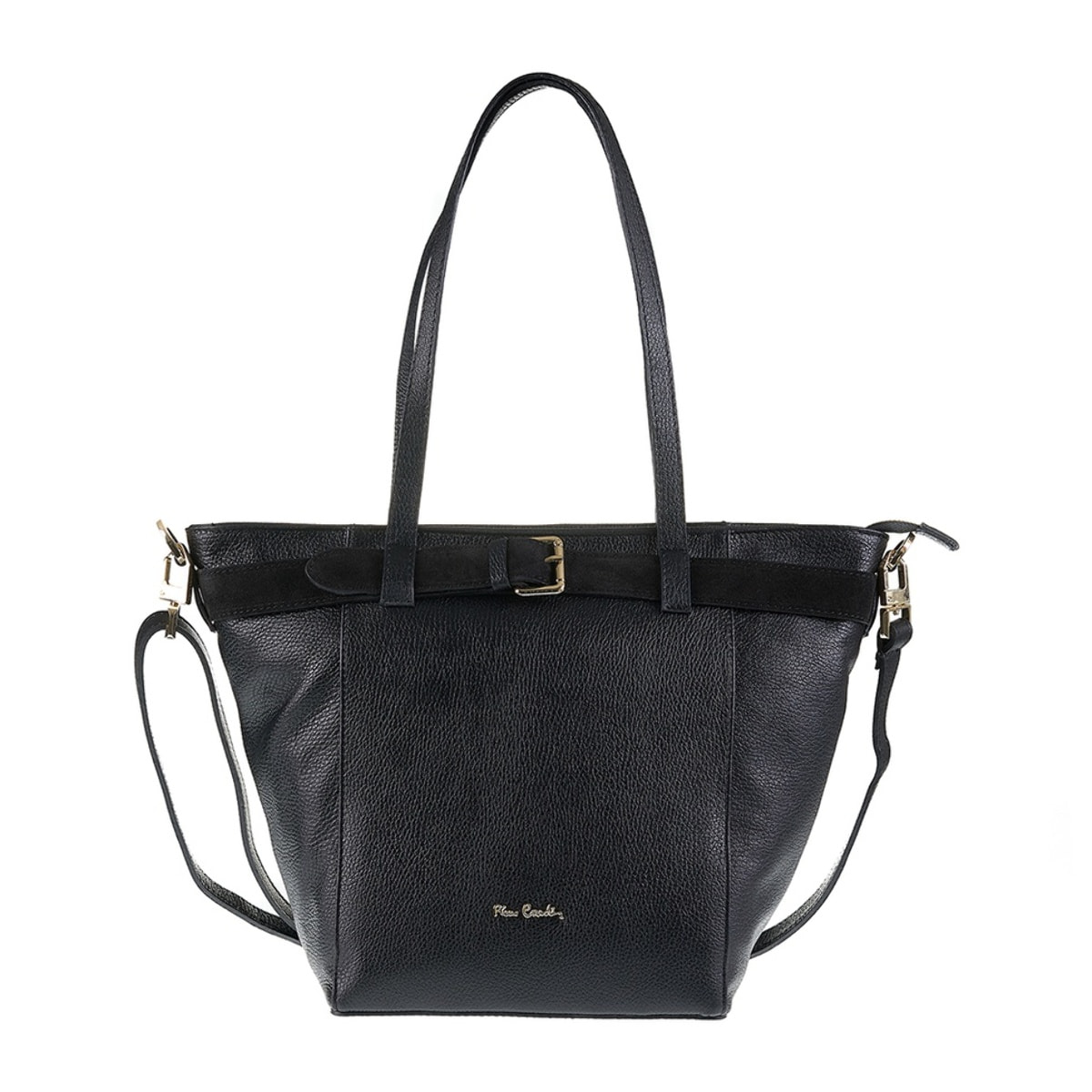 Borsa a spalla da donna Made in Italy - Modello Celeste Elite - 100% pelle - 42.0 x 30.0 x 16.0 cm