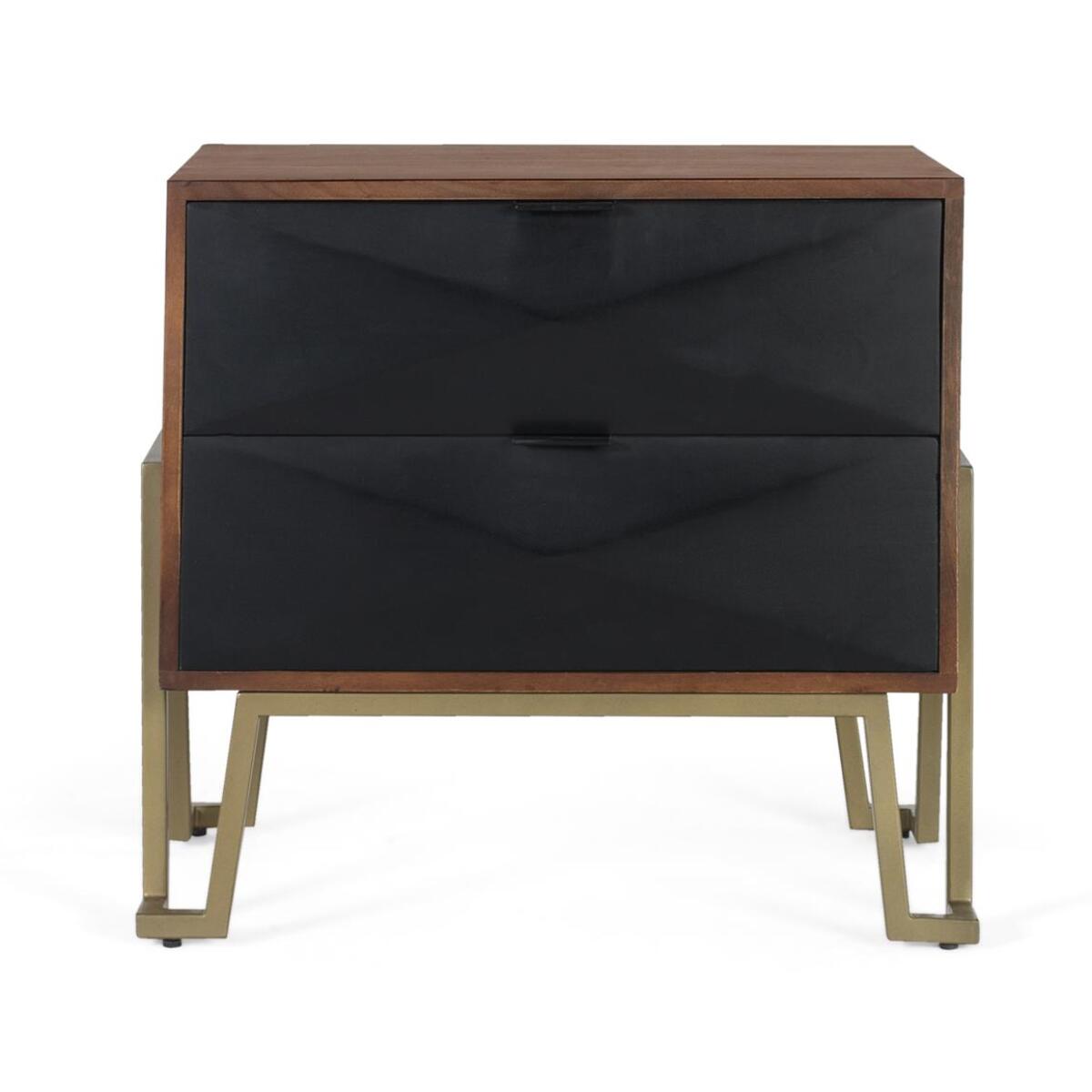 Mesita de noche - reposapiés 61x68x45