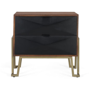 Mesita de noche - reposapiés 61x68x45