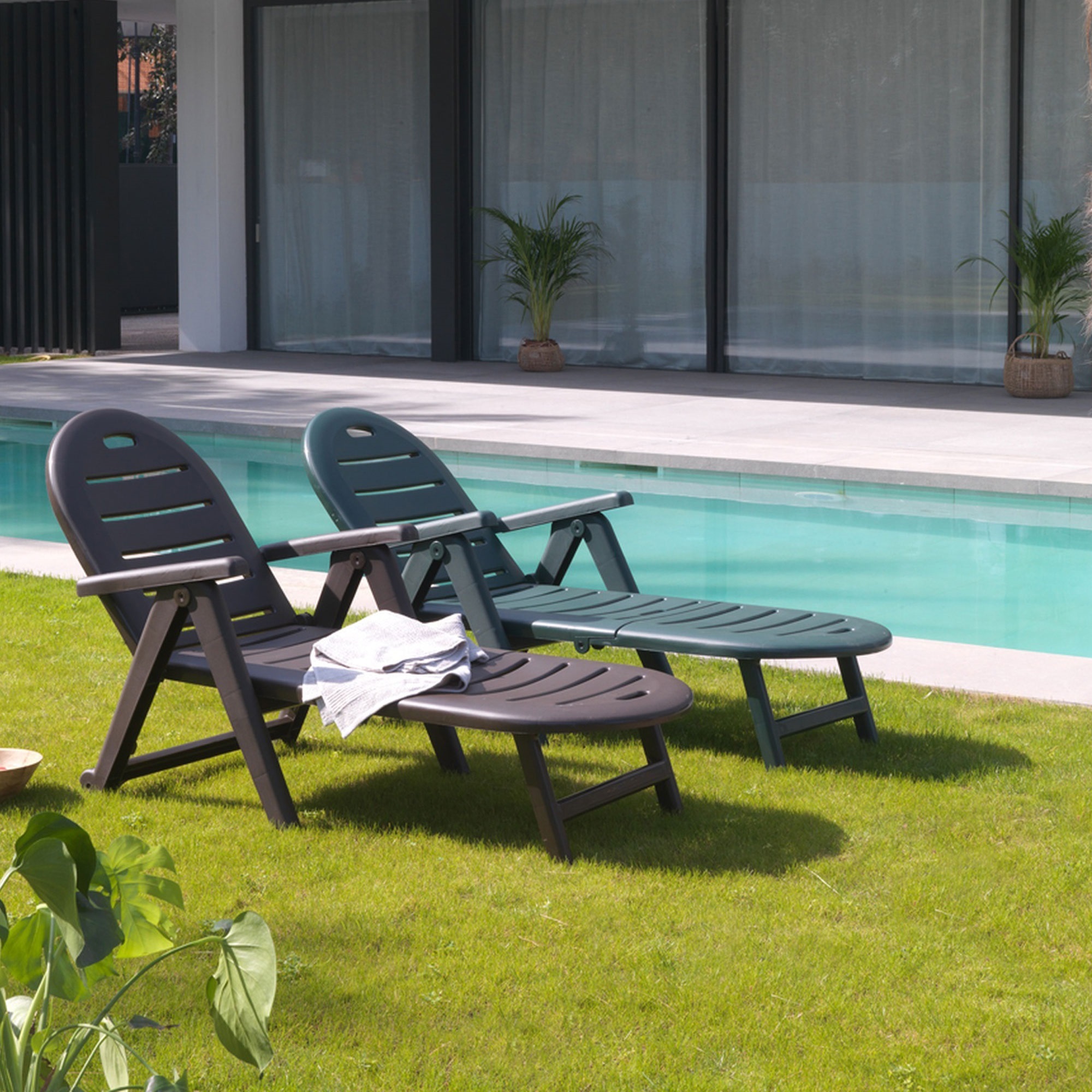 Tumbona de jardín caiman wengue