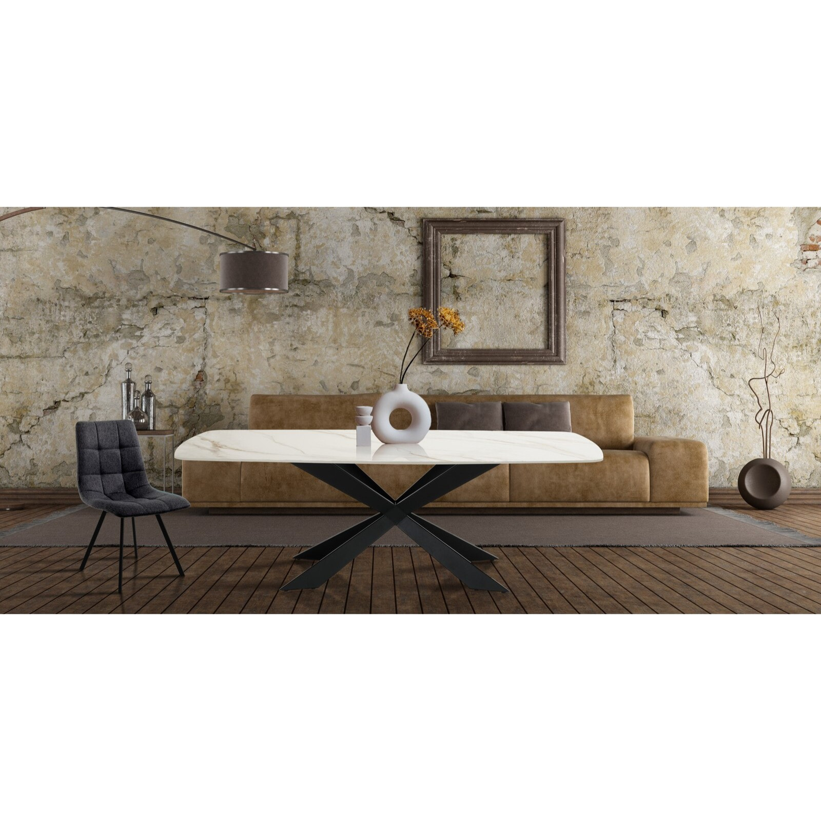 Oresteluchetta tavolo PULSE ONICE MARBLE