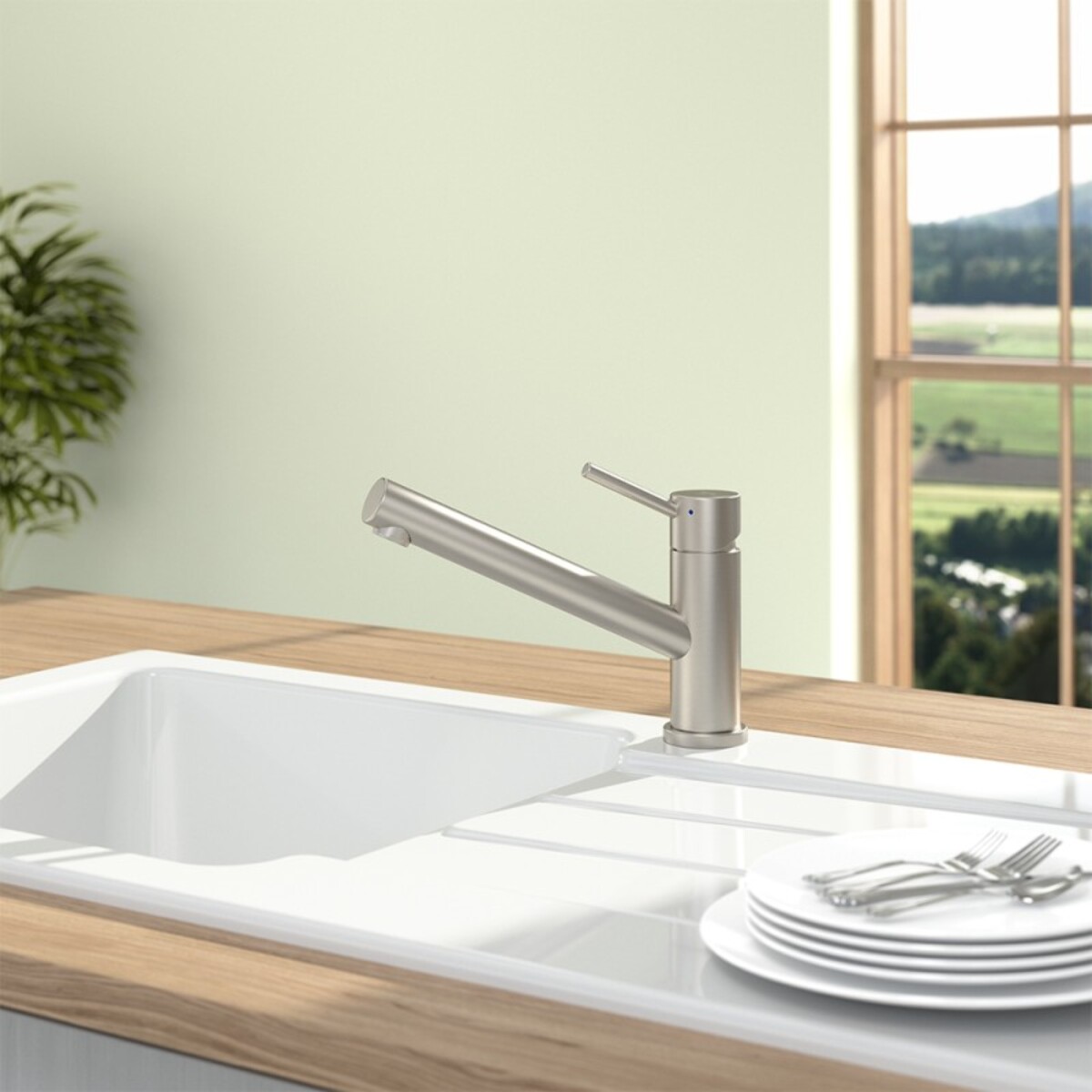 Robinet cuisine rabattable VILLEROY ET BOCH Como Window