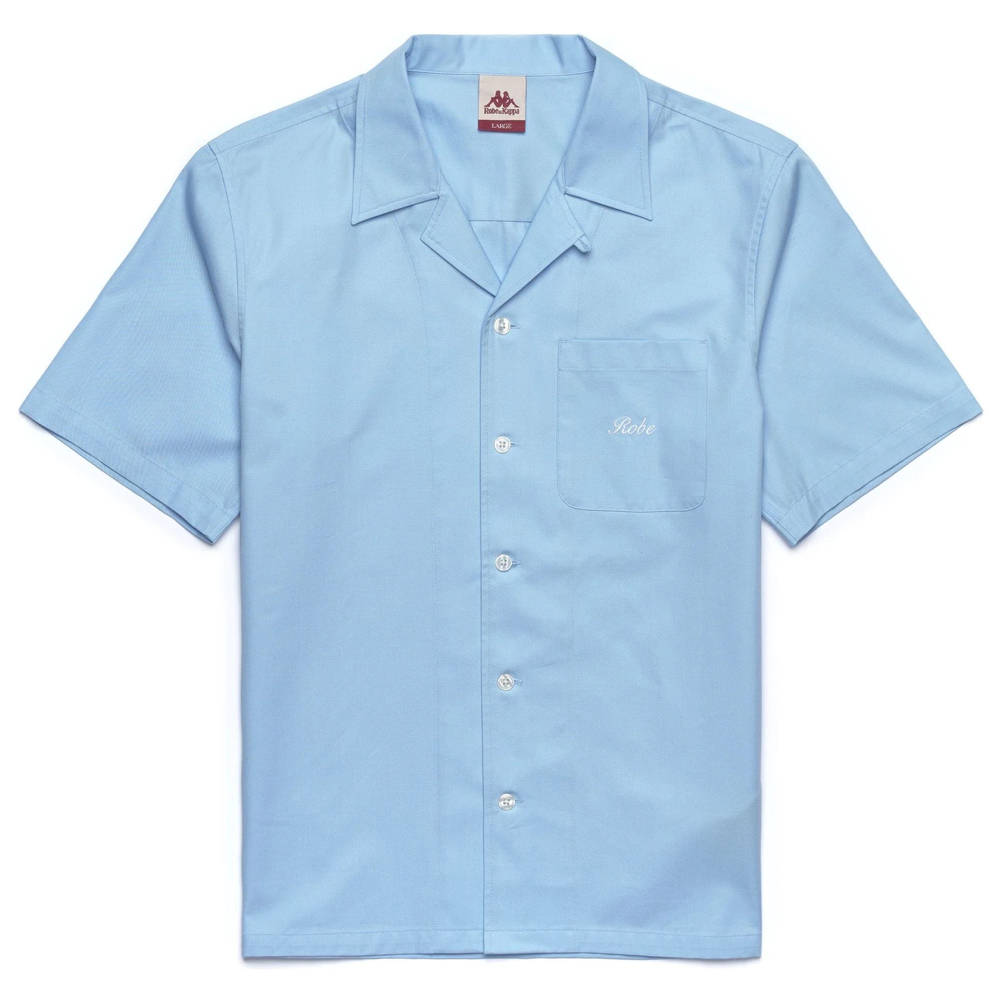 Kappa - Camicie Uomo Blu - Robe Giovani Aousja