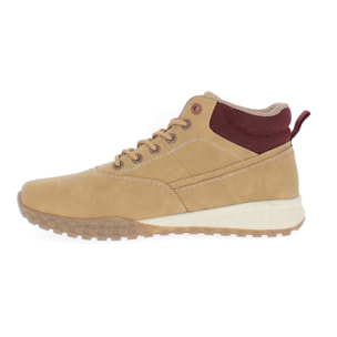 Armata di Mare Scarpe Uomo Stivaletti Hiking Ankle Boots Stringati con Soletta Rimovibile in Memory Foam AMU W23L452 Honey