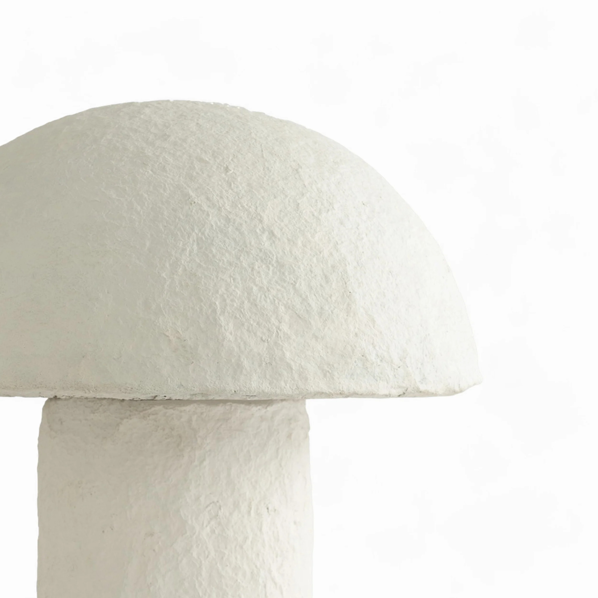 Lampe champignon en papier blanc - Poesia
