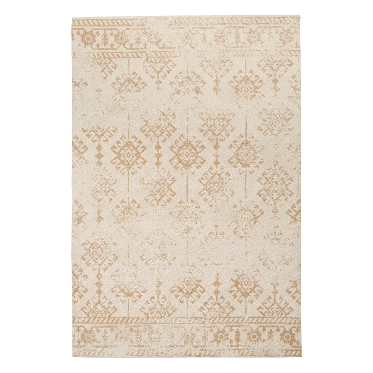 Tapis bouclette Ozel beige lin 170x120cm