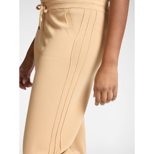 Elena Mirò - Pantaloni palazzo misto viscosa - Beige