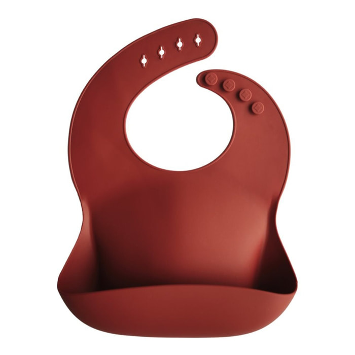 Mushie Babero Silicona Solid