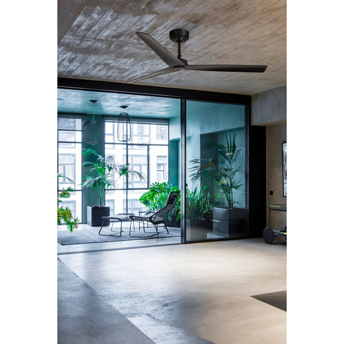 MILOS L Ventilatore a soffitto  nero