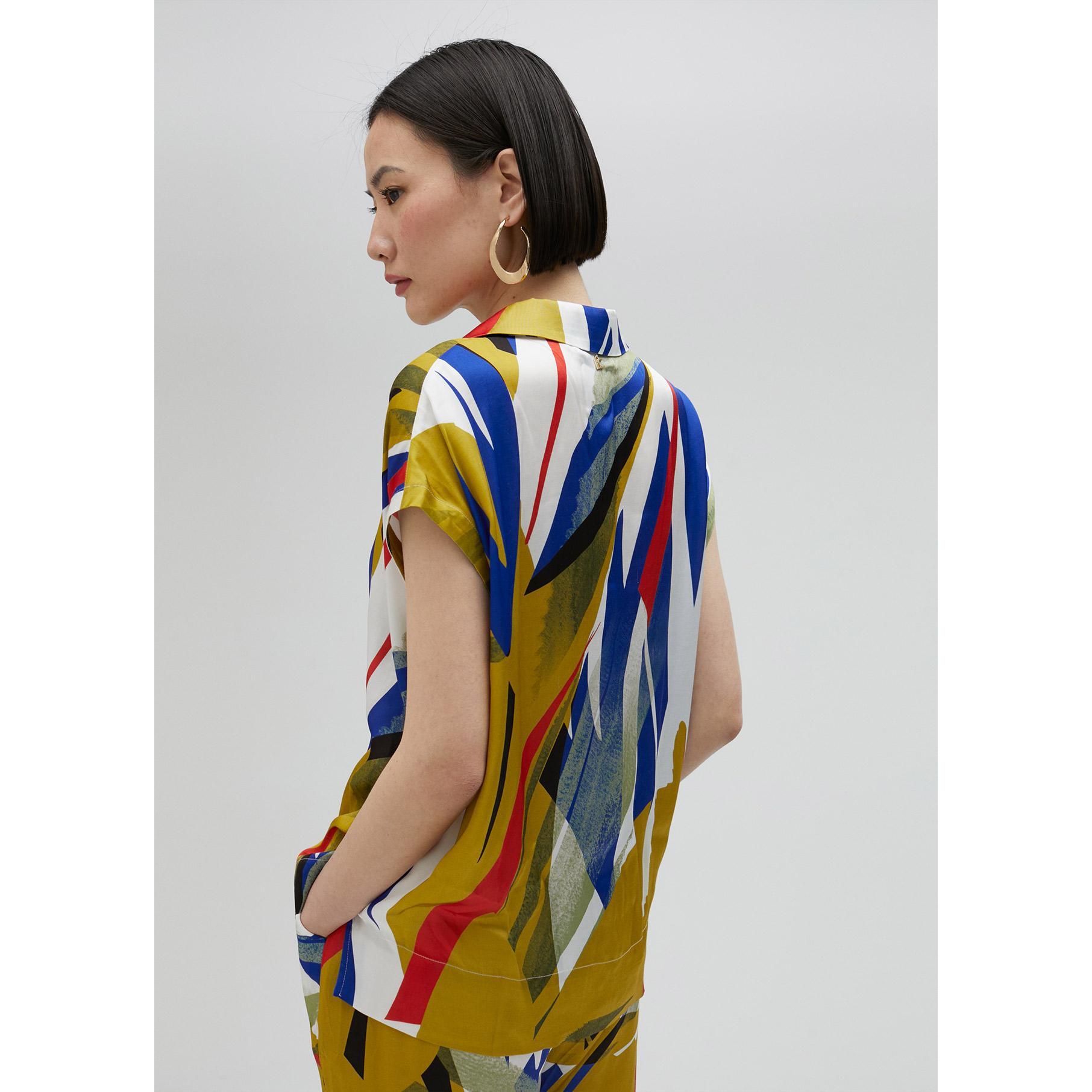 Camicia stampa tropicale