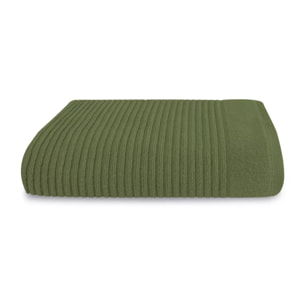 Serviette eponge pur coton 560 g/m² uni vert Vitae sauge