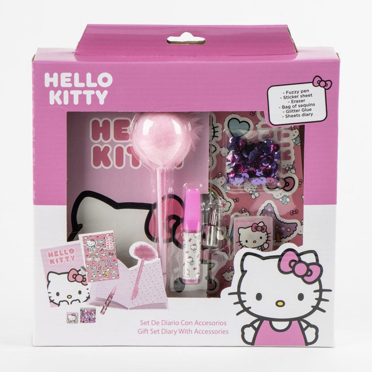 Diario set hello kitty