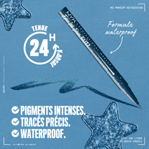 NYX Professional Makeup Epic Ink Eyeliner Glitz DENIM DAZZLE
