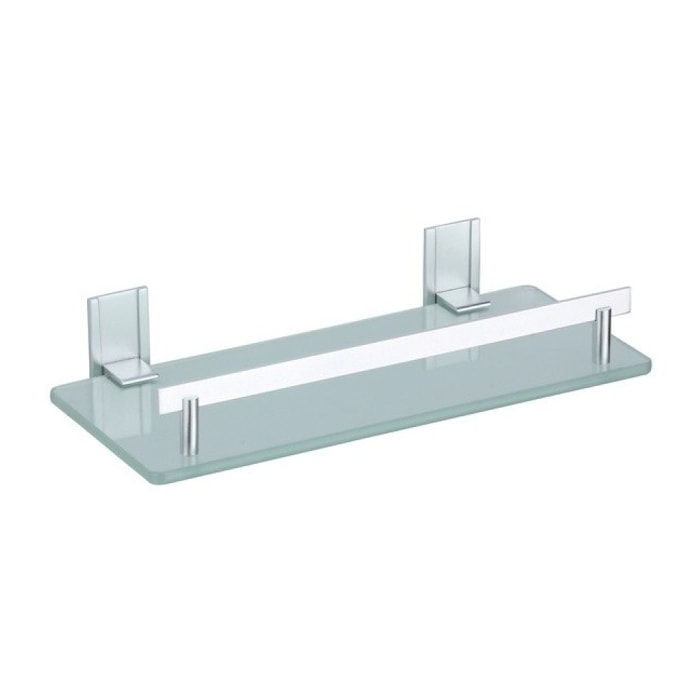 Etagère de douche à  fixer TABARCA Alu & Verre MSV