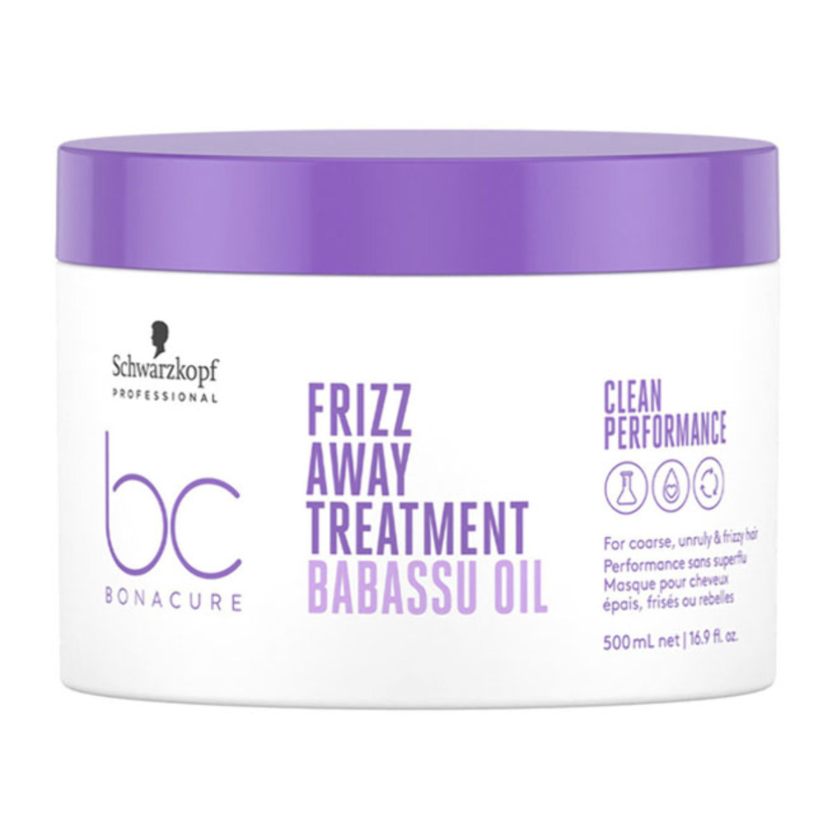 SCHWARZKOPF BC Bonacure Frizz Away Treatment Babassu Oil 500ml