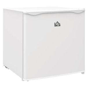 Congelador Vertical 35 L Congelador Pequeño Silencioso con Puerta Reversible Temperatura Ajustable y Estante Extraíble para Casa Oficina Blanco