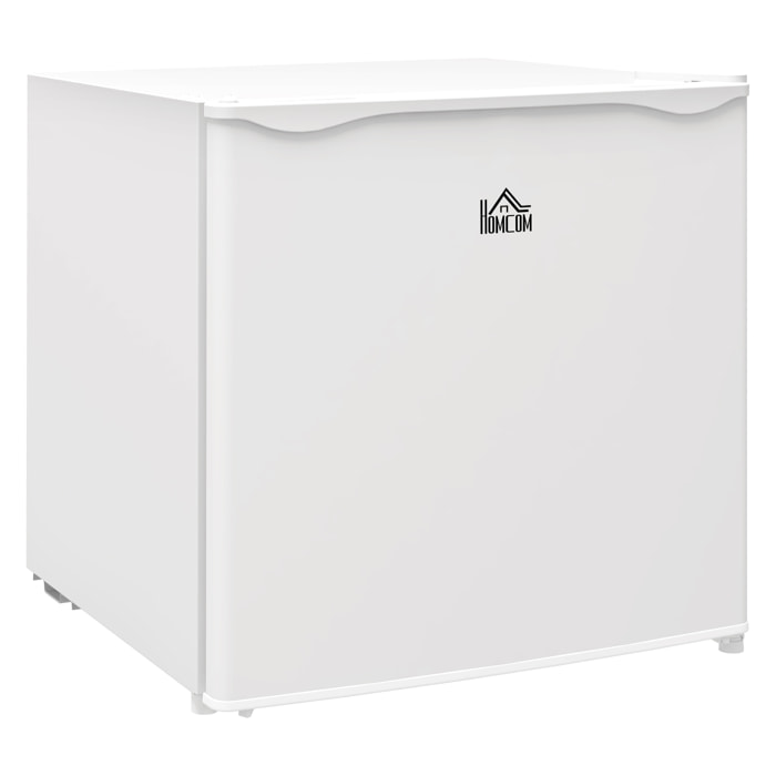 Congelador Vertical 35 L Congelador Pequeño Silencioso con Puerta Reversible Temperatura Ajustable y Estante Extraíble para Casa Oficina Blanco