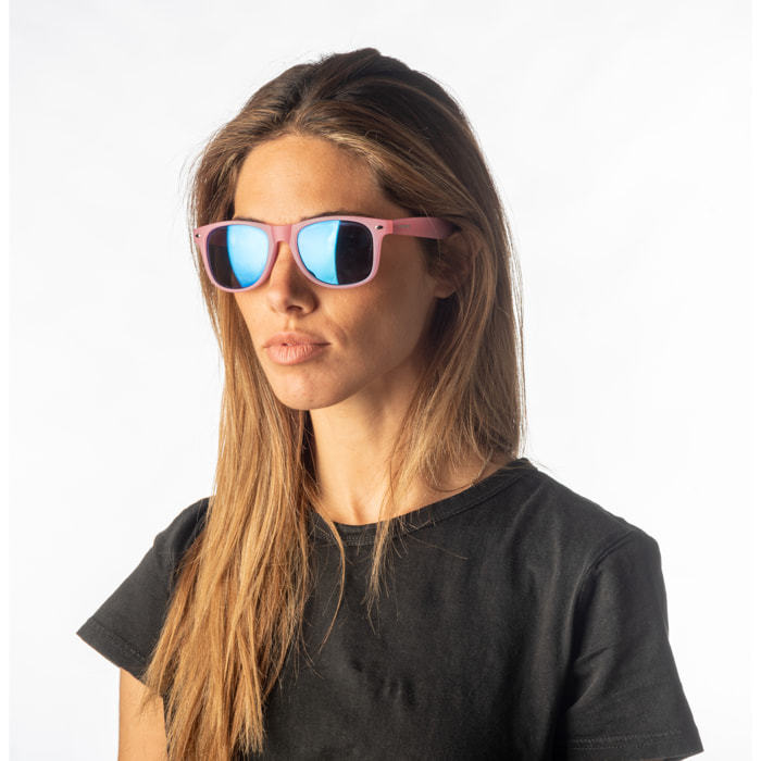 Gafas de sol OCEAN BEACH WAYFARER - Rosa y / Azul