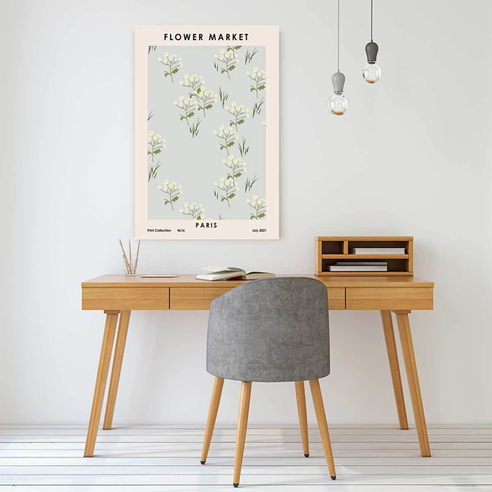 Tableau fleurs paris flower market  Tableau alu Dibond