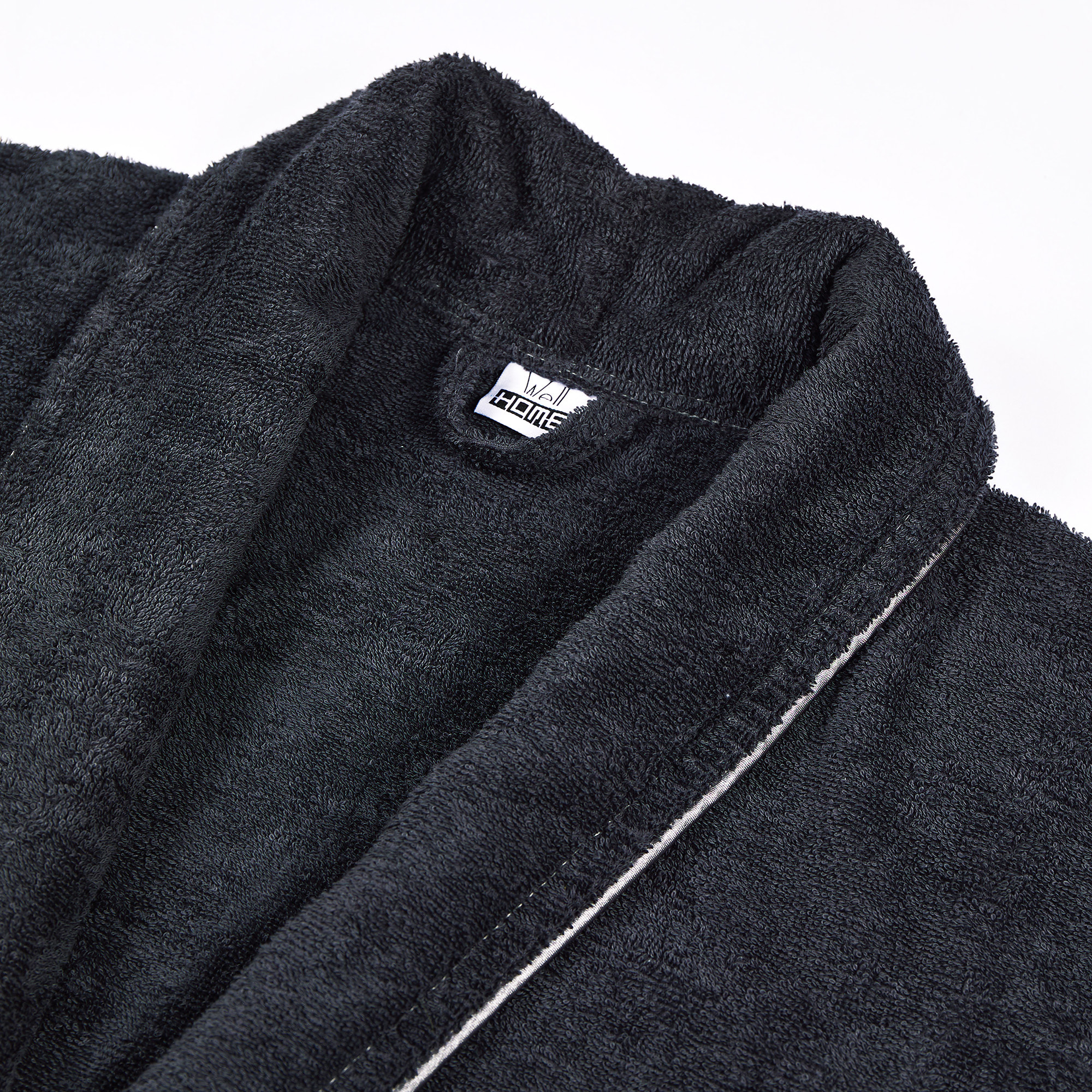 Albornoz s/m 360 gr/m2 100% algodón gris