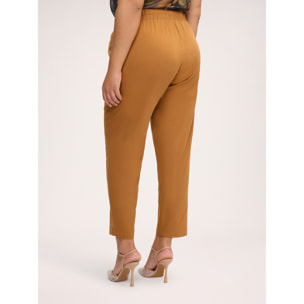 Fiorella Rubino - Pantaloni Carrot Fit - Marrone