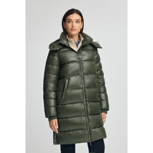 Giubbotto Olena verde con logo Polo Club