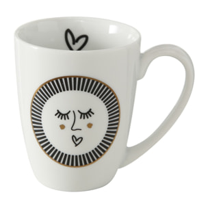 Tasse lovers porcelaine