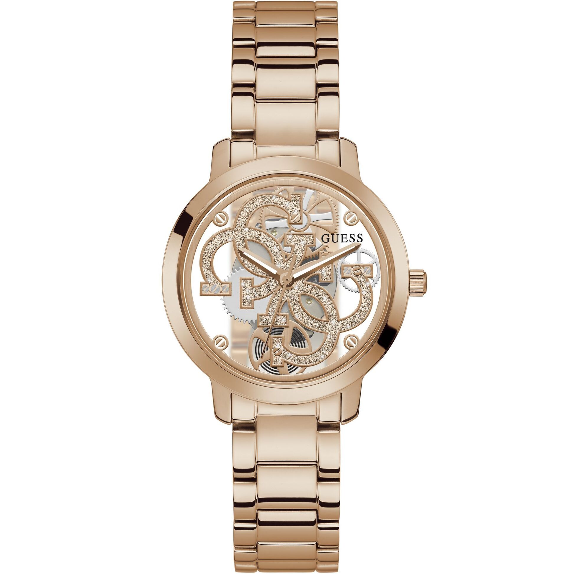 Guess Reloj Analógico Quattro Clear