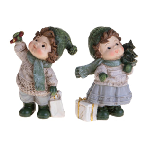 Bimbi con doni - Pezzi 4 - VERDE - Bianchi Dino SpA
