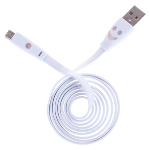 CABLE PLANO MICRO USB SMILE