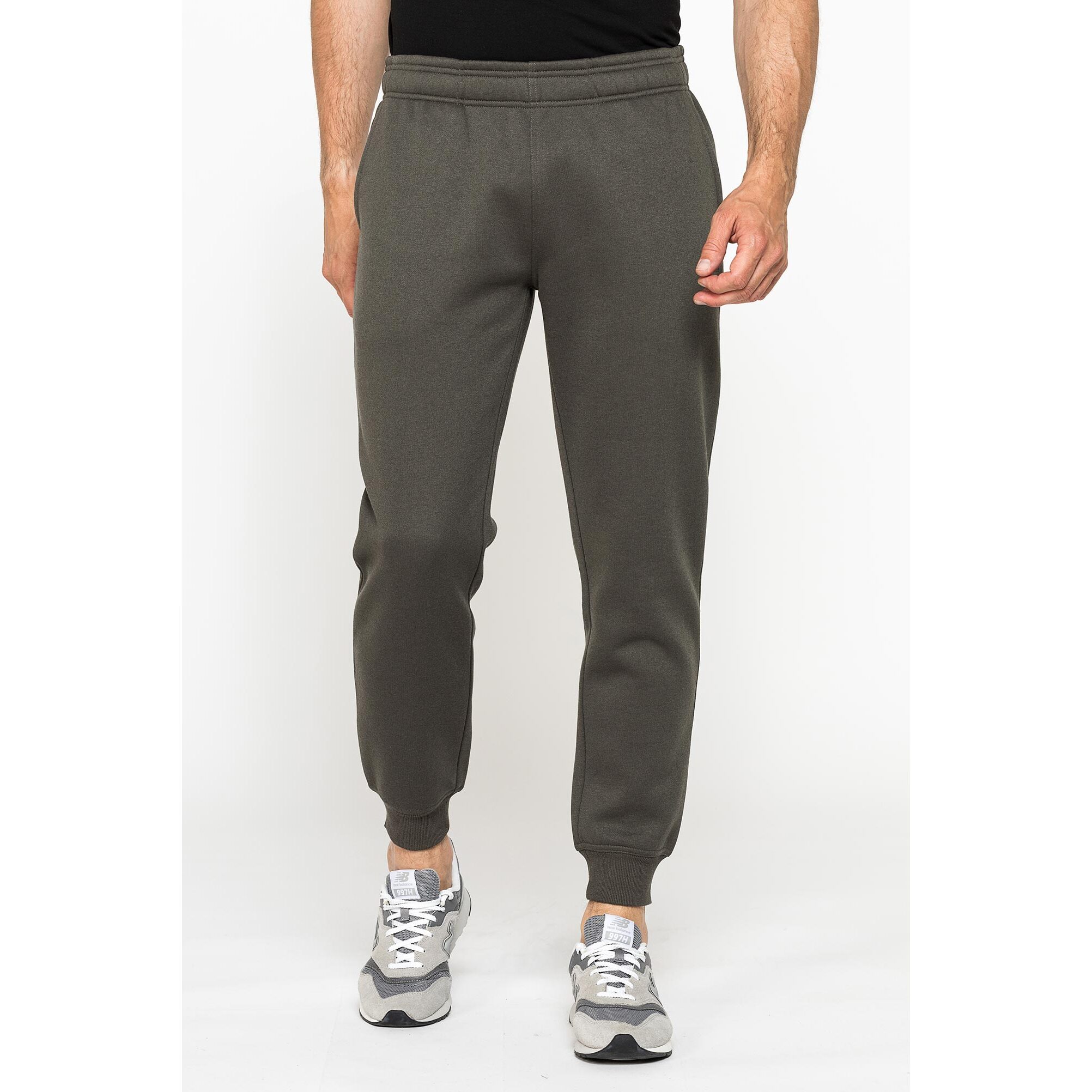 PANTALONE IN FELPA PESANTE CON ELASTICO IN VITA