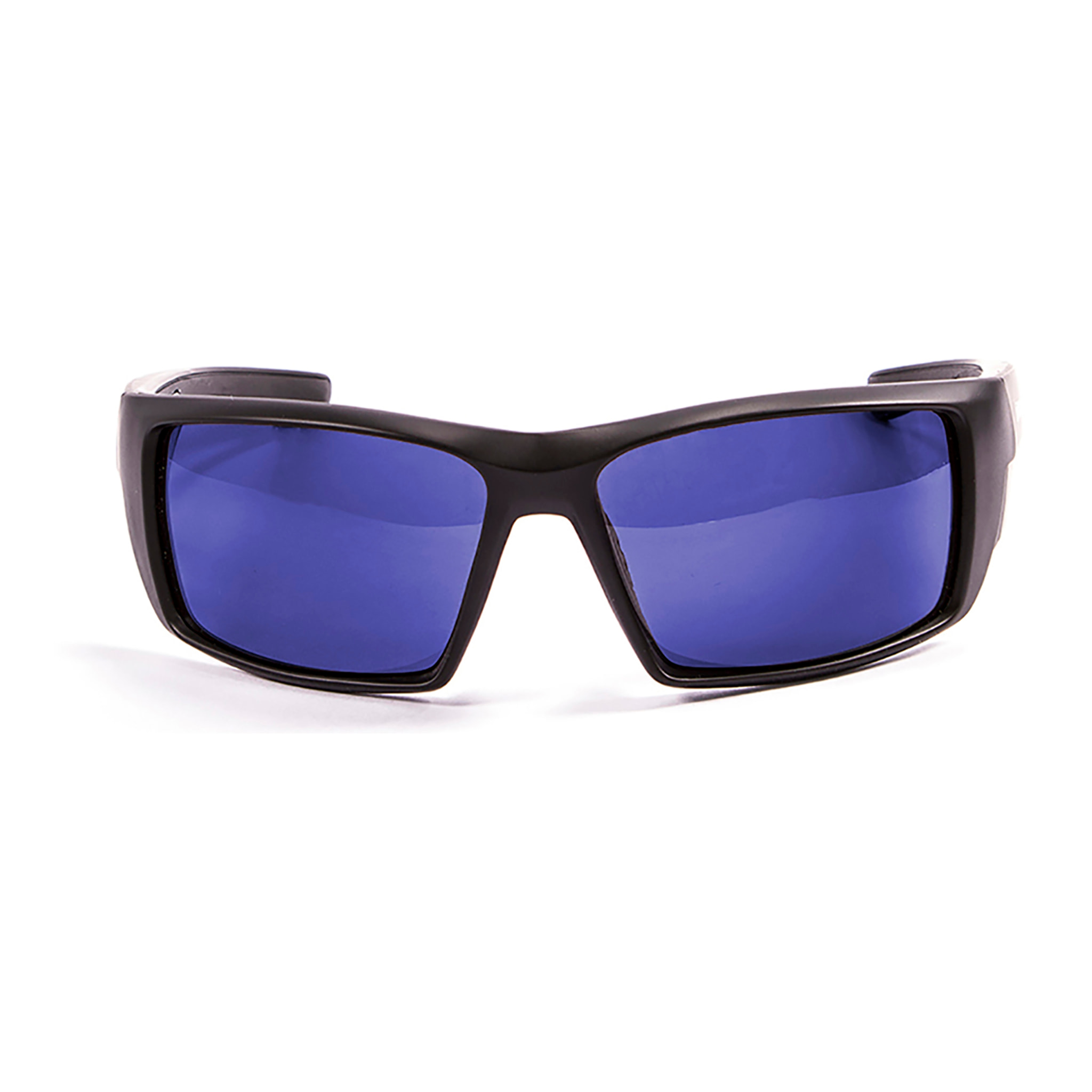 Gafas de deportes acuáticos OCEAN ARUBA - Negro mate / Revo azul