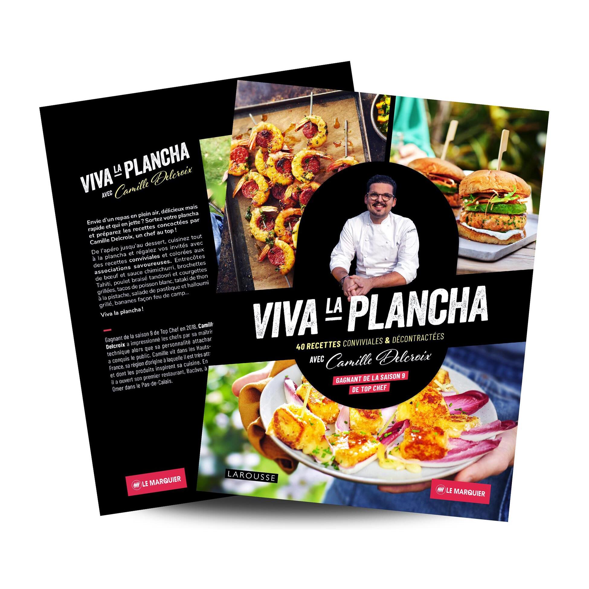 Livre Viva La Plancha Larousse - LE MARQUIER