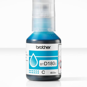 Cartouche d'encre BROTHER Bouteille d'Encre BTD180 Cyan - BTD180C