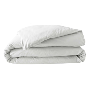 Housse de couette 100% Percale de Coton ORIGINE - Blanc