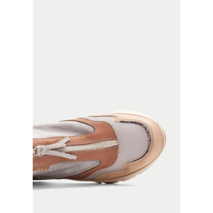 Botin sport Helsinki Gris tierra glitter 5 cm