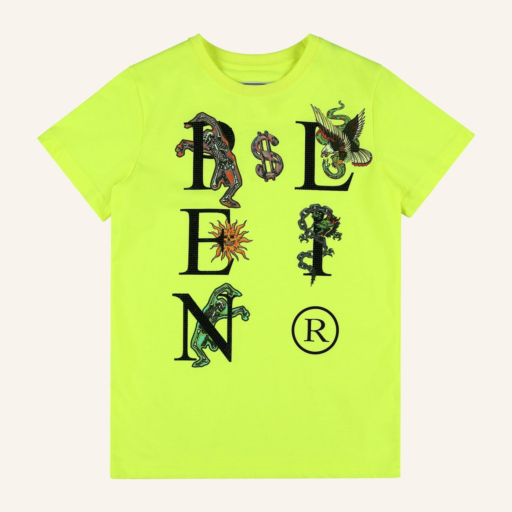 PHILIPP PLEIN Camiseta Cuello Redondo Ss