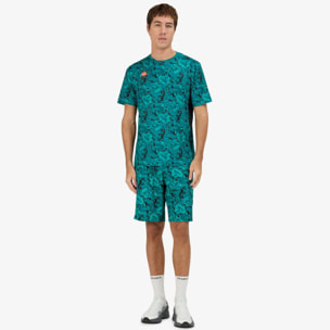 Kappa - Pantaloni Corti Uomo Blu - Kombat Wkt Geclito