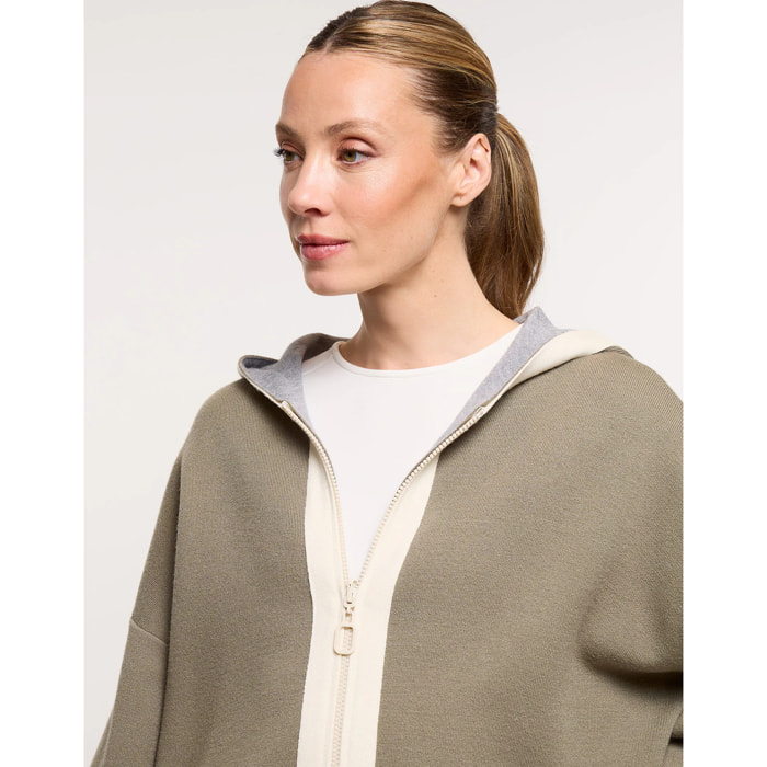 Chaqueta Poncho Caqui - Melbina