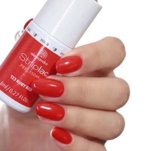 Striplac Peel or Soak - Vernis Semi-permanent - 123 Ruby Red 8 ml