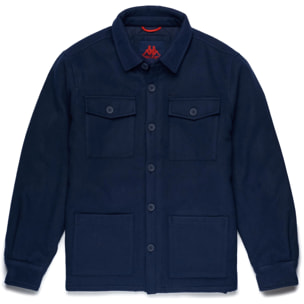 Kappa - Overshirt Uomo Blu - Mallan