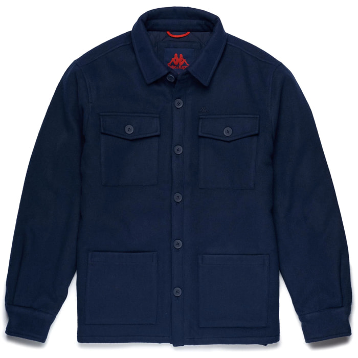 Kappa - Overshirt Uomo Blu - Mallan