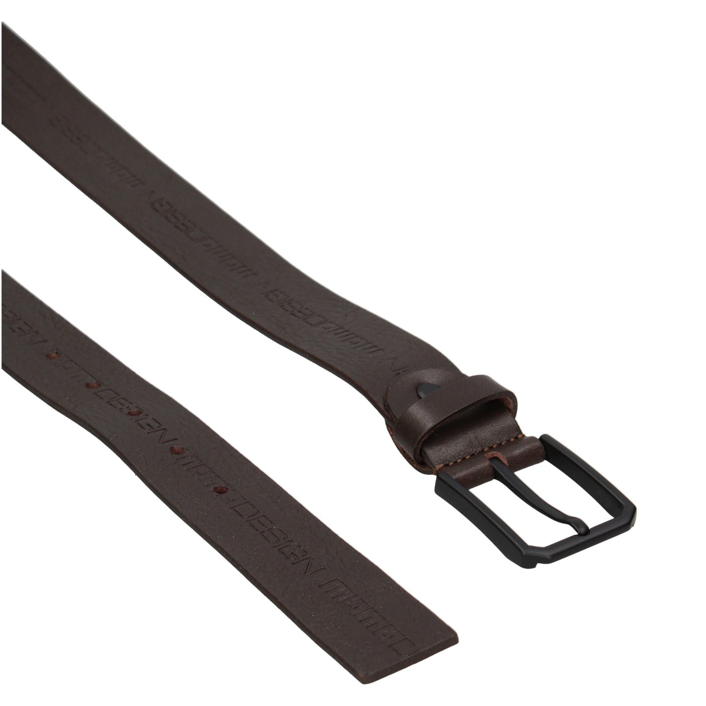 Cintura da uomo in vera pelle Made in Italy - Modello Novara Chic - Fibbia