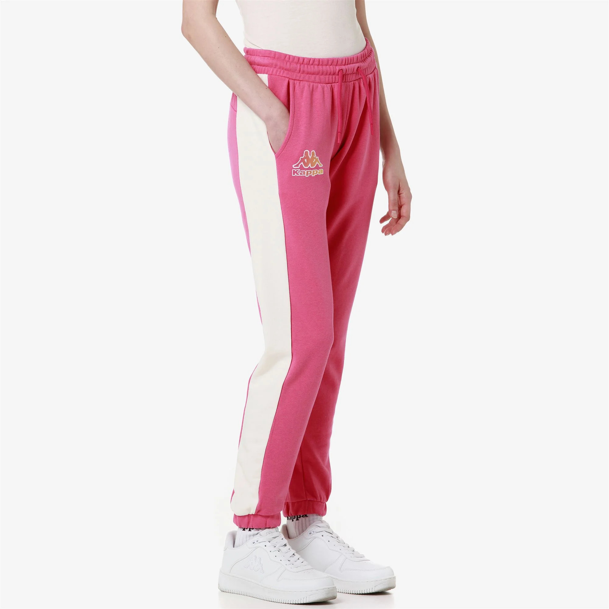 Kappa - Pantalones Mujer Rosa - LOGO FESIA