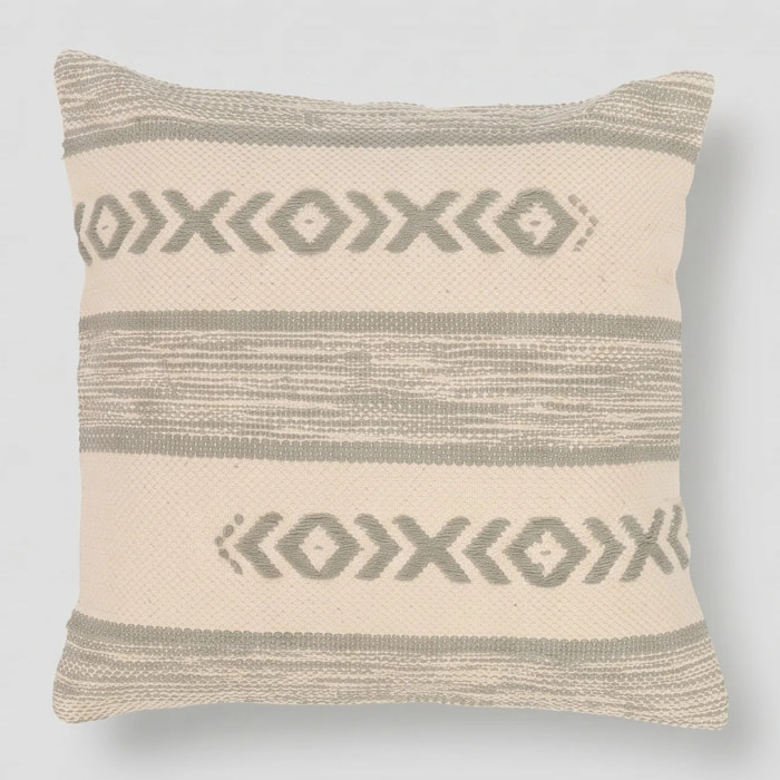 Cojín cuadrante algodón Burton 45x45 - funda + relleno