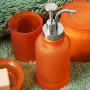 Distributeur de savon Verre YOKO Misty Orange Spirella