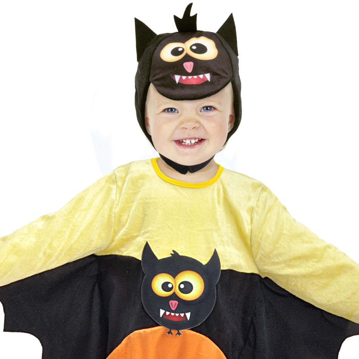 Costume Travestimento Pipistrellino Tutina Bambino Unisex