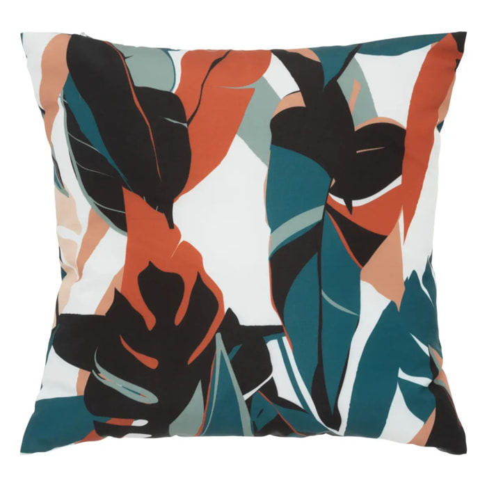 Coussin extérieur "Deyo" 40x40cm bleu canard