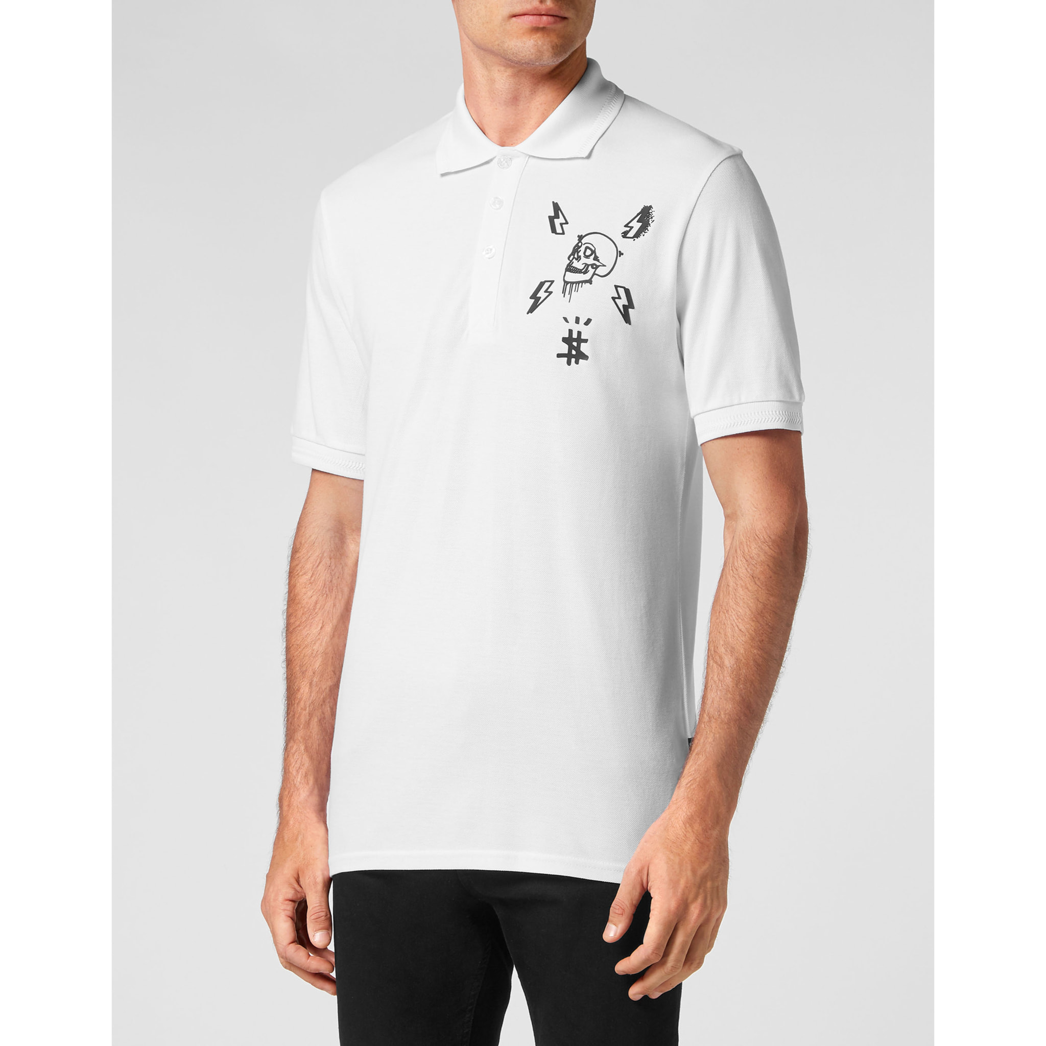 PHILIPP PLEIN Camiseta Cuello Redondo SKULL