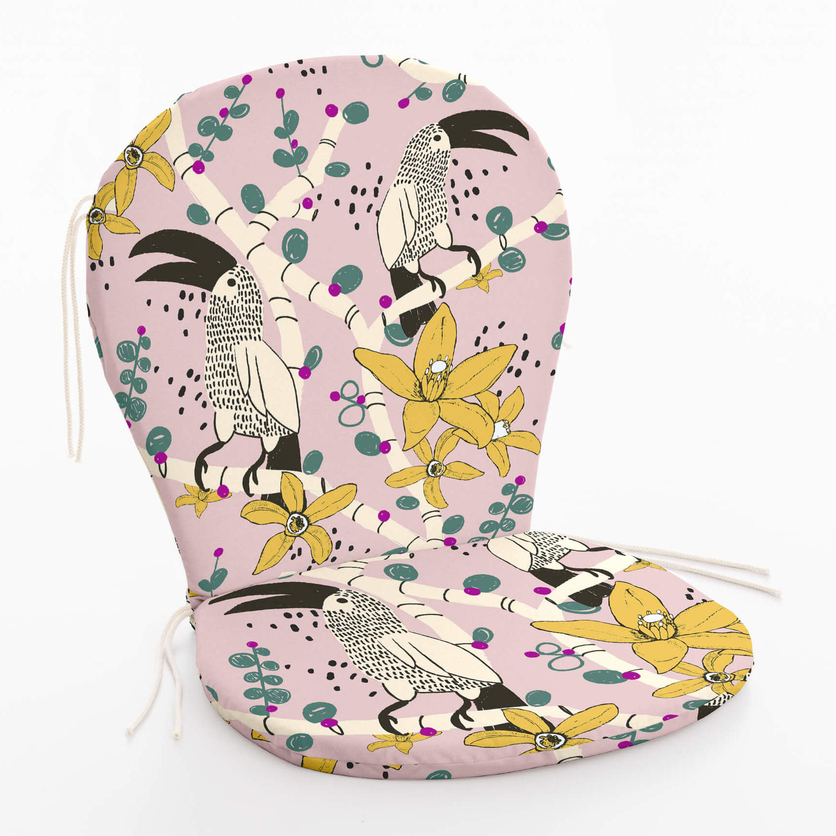 Coussin pour chaise d'extérieur 0120-409 48x90 cm